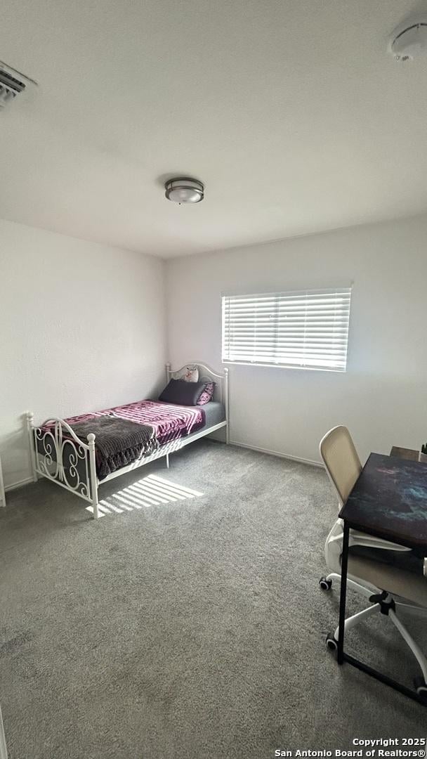 bedroom featuring carpet flooring