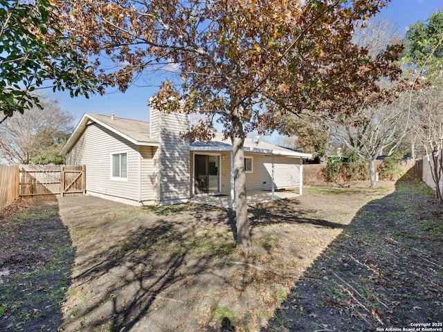 view of rear view of property