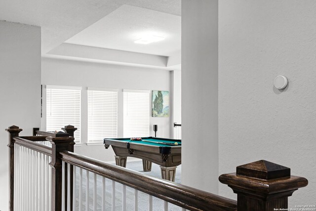 recreation room featuring pool table