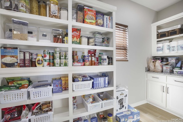 view of pantry