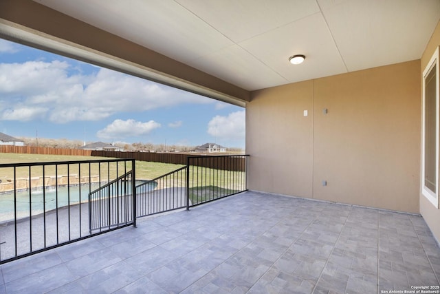 balcony featuring a patio