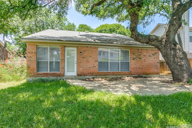 view of rear view of property