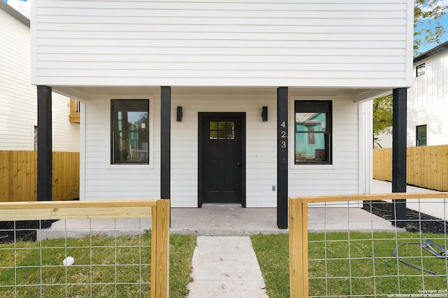 view of entrance to property