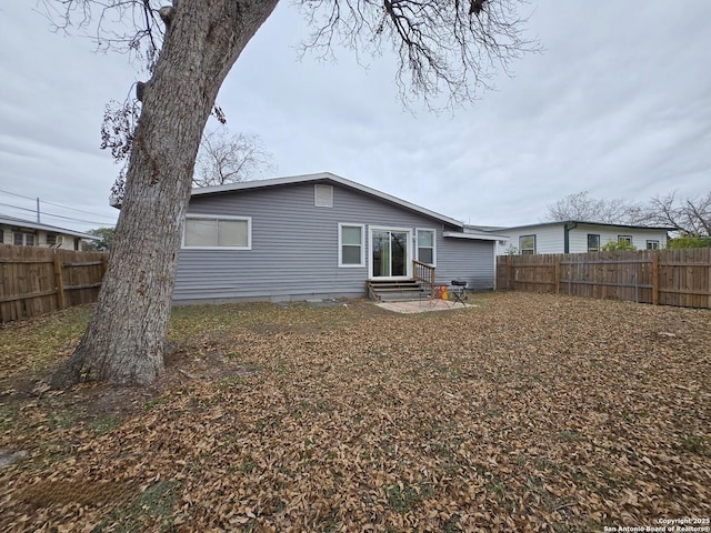 view of rear view of property