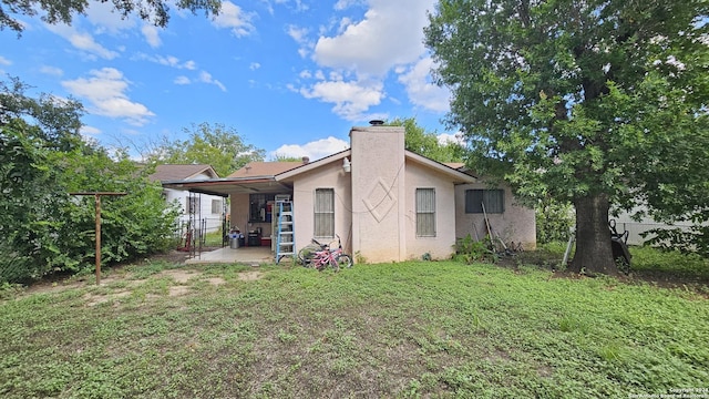 view of back of property