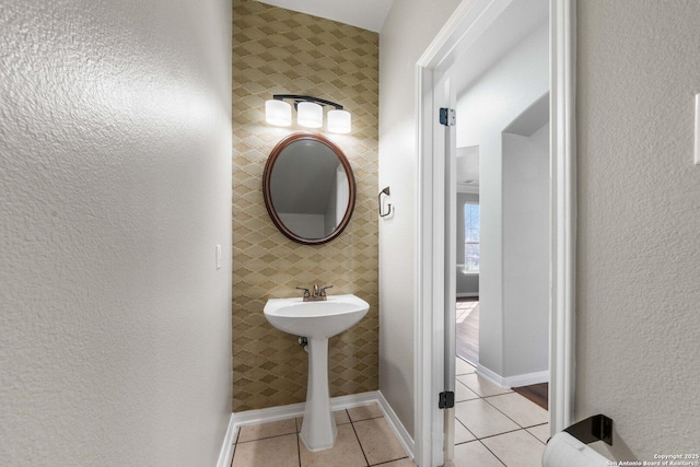 bathroom featuring tile patterned floors