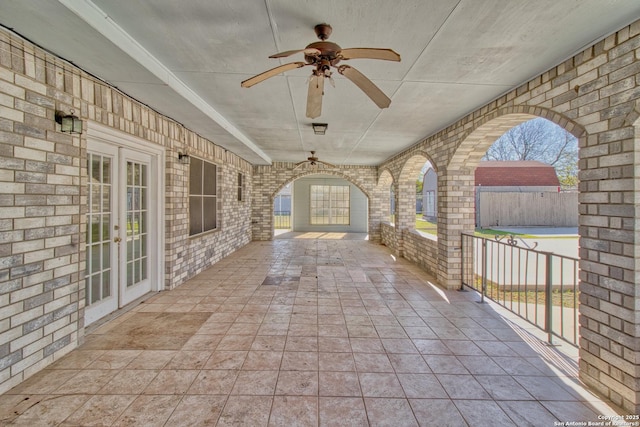 view of patio / terrace with french doors