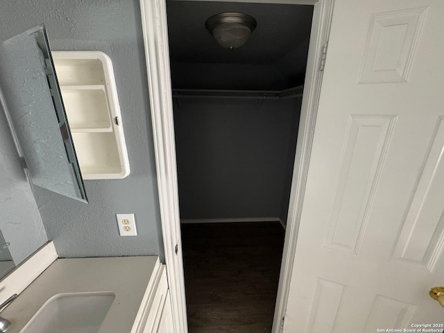 laundry room with sink