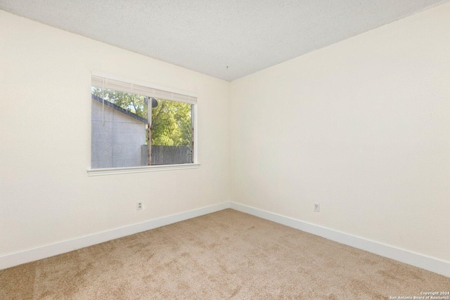 spare room featuring carpet flooring