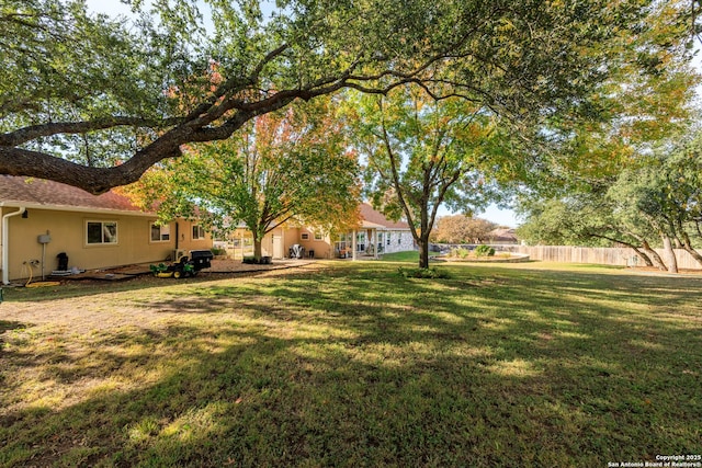 view of yard