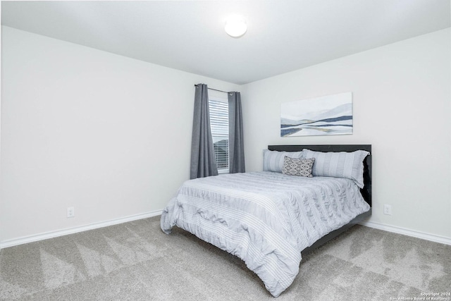 bedroom with carpet flooring