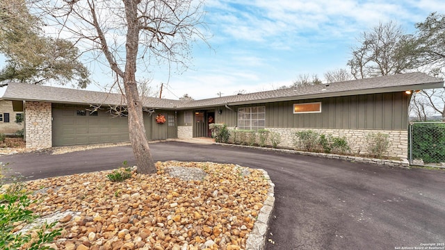 ranch-style house with a garage