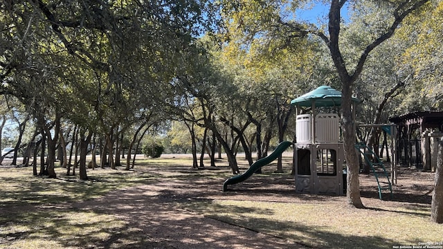 view of play area