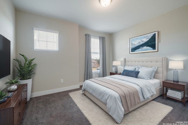 bedroom with carpet flooring