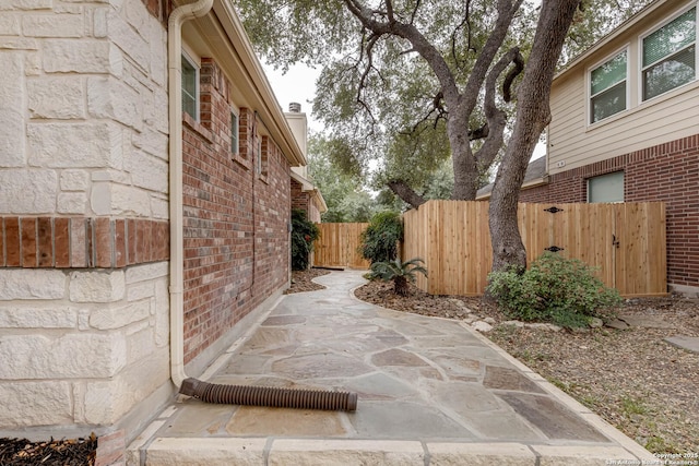 view of home's exterior featuring a patio