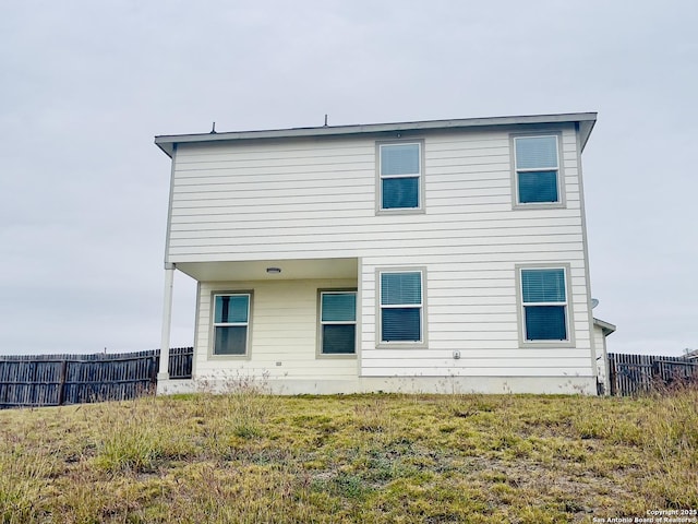 view of rear view of property