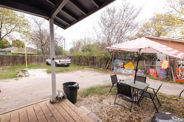 view of patio