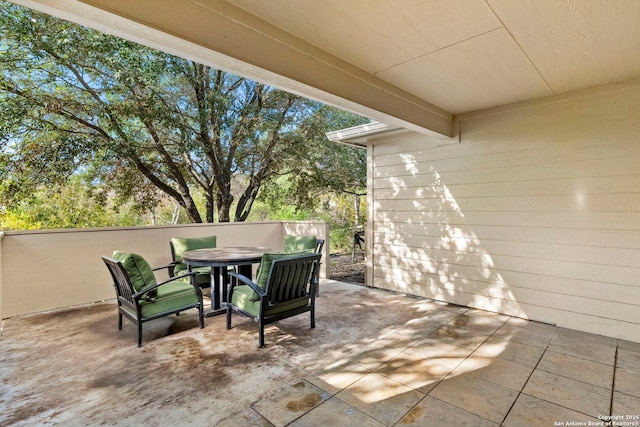 view of patio