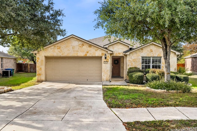 ranch-style house with a garage