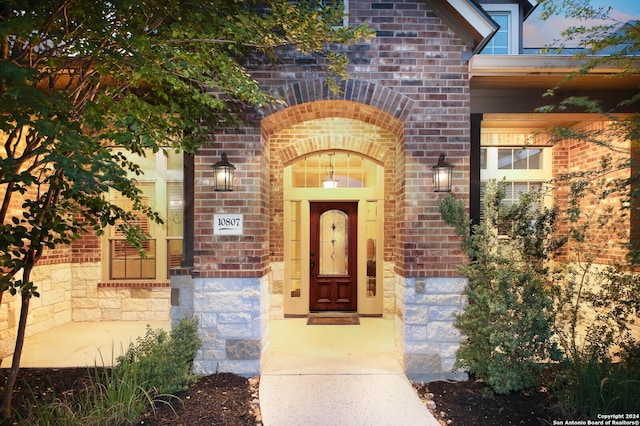 view of entrance to property