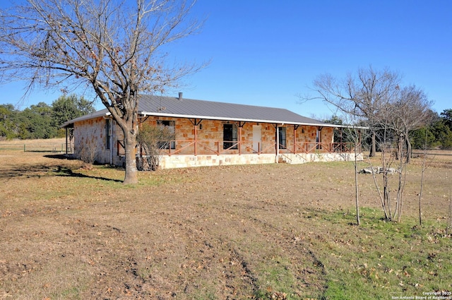 view of rear view of property