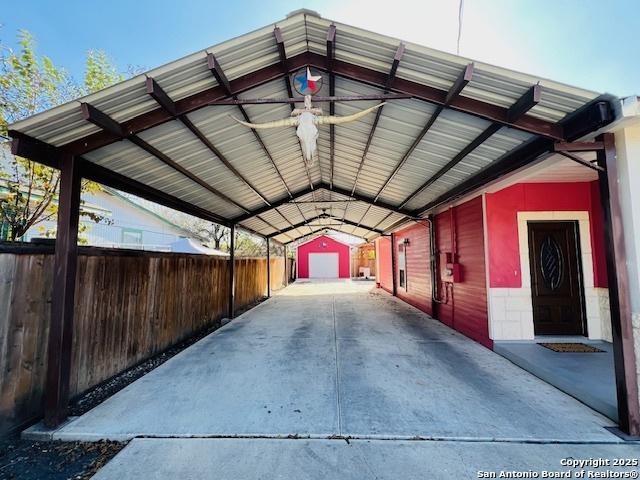 344 Groff, San Antonio, TX 78237 - view of vehicle parking with a carport