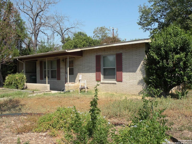 view of ranch-style home