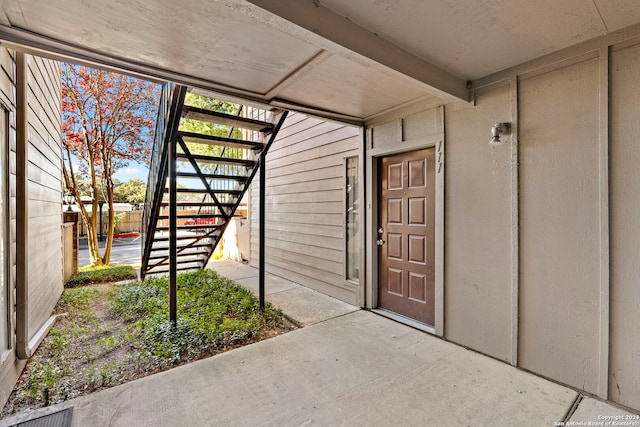 view of entrance to property