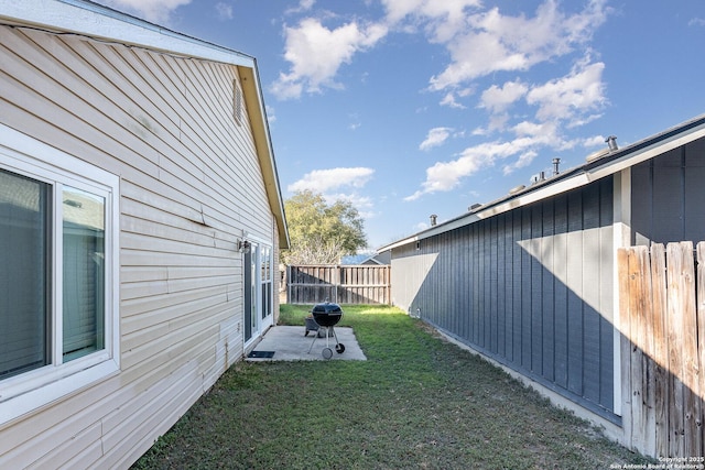 view of home's exterior featuring a lawn