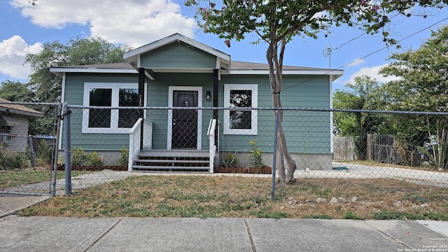 view of bungalow-style home