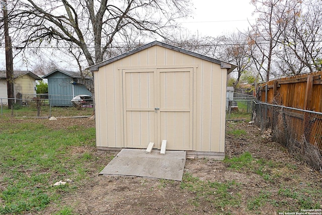 view of outdoor structure