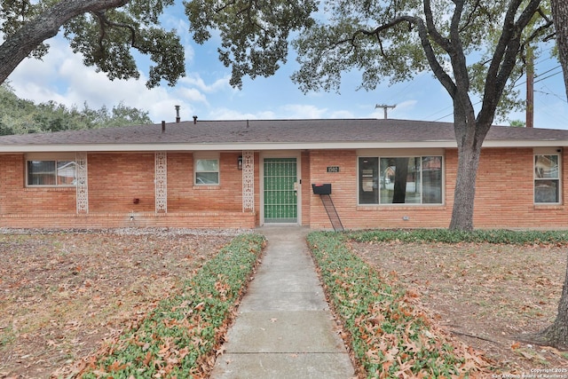 view of ranch-style house