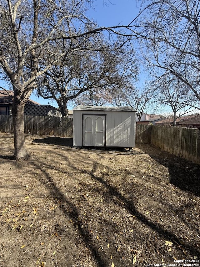 view of outdoor structure