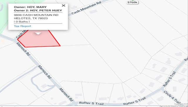 9896 Cash Mountain Rd, Helotes TX, 78023 land for sale