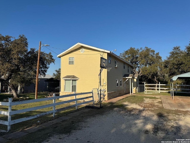 view of side of home