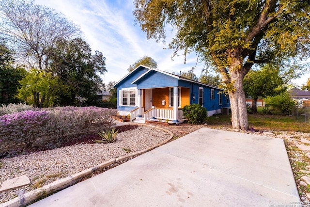 bungalow with a porch