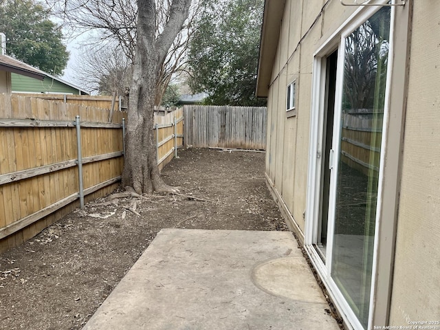 view of yard featuring a patio area