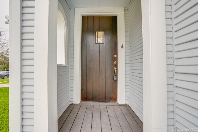 view of entrance to property