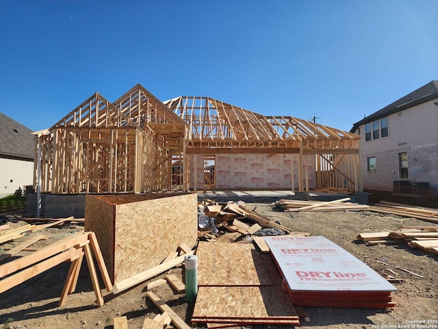 view of property in mid-construction