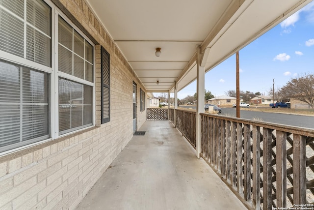 view of patio / terrace featuring covered porch