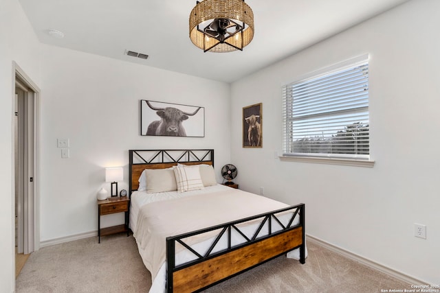 bedroom featuring carpet floors