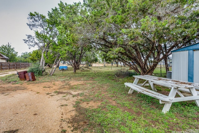 view of yard