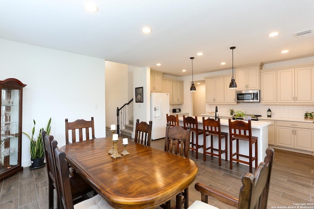 view of dining room