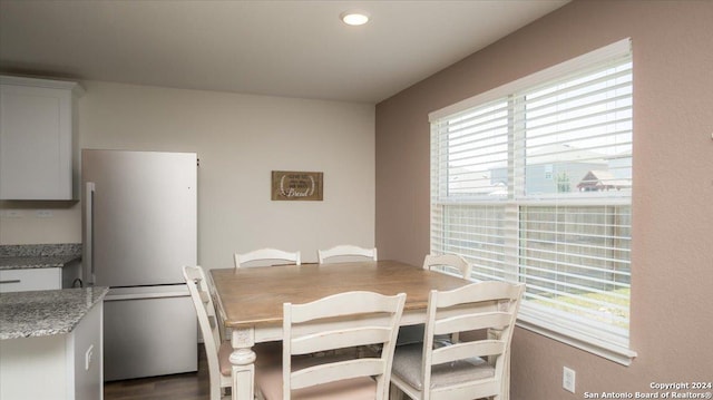 view of dining area