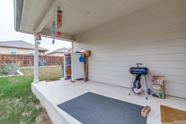 view of patio