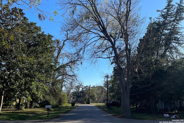 view of road