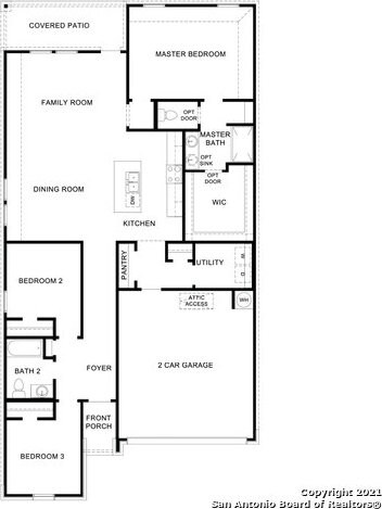 21070 Watercourse Way, San Antonio, TX 78266 - floor plan