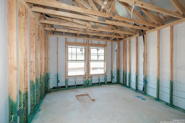 interior space featuring a garage