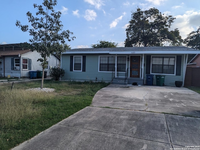 view of ranch-style home