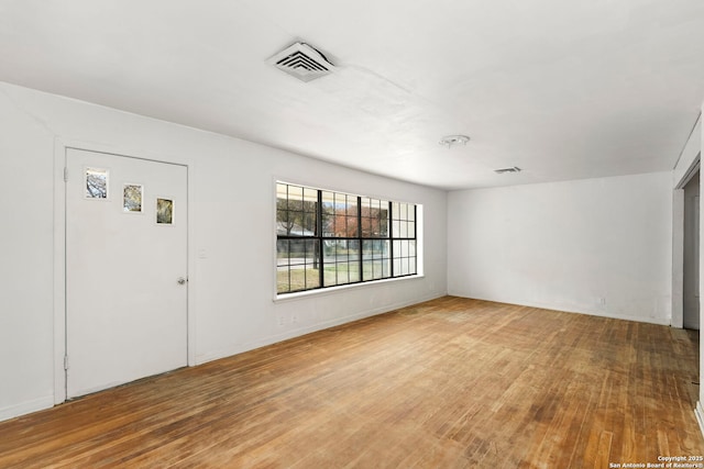 interior space with wood-type flooring